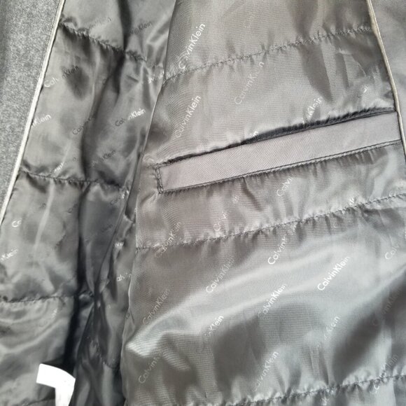 Men's Calvin Klein Black XXL Jacket Zip Up Harrington Bomber - Picture 8 of 10